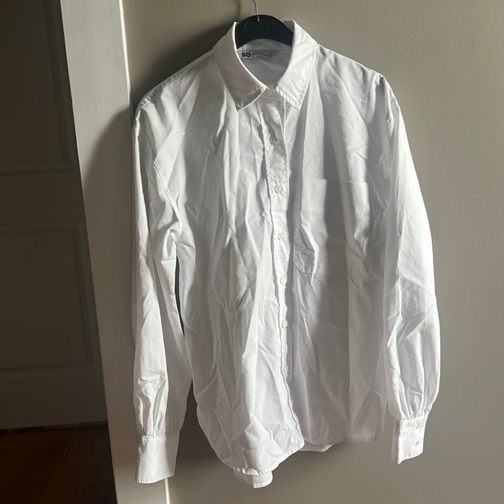 Collar White Shirt